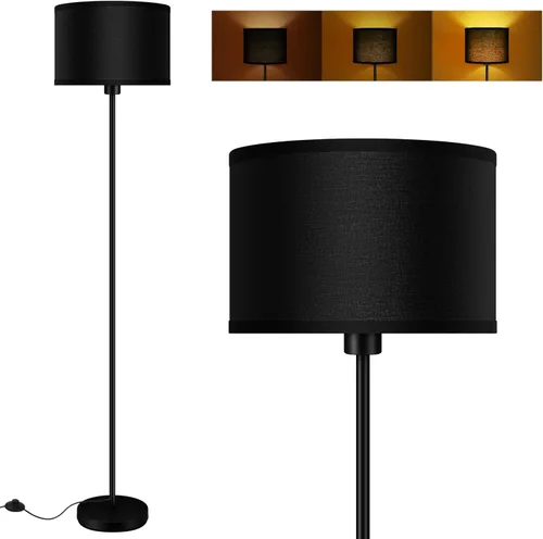 Vista 14 de Lámpara de pie BoostArea azul, lámpara de pie, lámparas de pie pequeñas para sala de estar, lámpara LED alta simple con pantalla, interruptor de pie