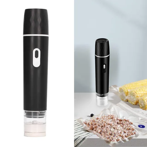 Vista 3 de Bomba de aire eléctrica Bomba de sellado al vacío Sellador de alimentos al vacío de mano Máquina automática de sellado inalámbrico Herramienta