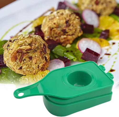 Vista 7 de Molde de plástico para hacer patacones de plátano, para rellenar Tostones, albóndigas, molde para plátano, prensa para armar