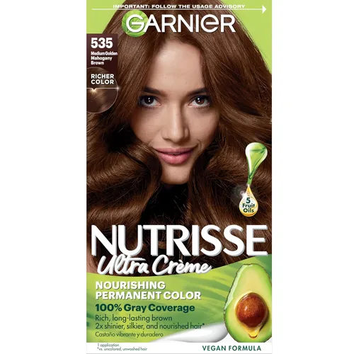 Vista 15 de Garnier Color de Cabello Nutrisse Crema Nutritiva, 10 Negro (Regaliz) Tinte Permanente para el Cabello, 1 Unidad (El Empaque Puede Variar)