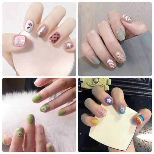 Vista 7 de 420 piezas de 30 hojas de envolturas de uñas con lima de uñas, tiras de esmalte de uñas con diseño degradado con brillantina, calcomanías