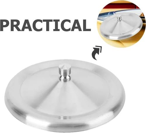 Vista 9 de Cabilock Tapa de taza de acero inoxidable de 4.8 pulgadas, resistente a fugas, para café, té, tapa portátil de retención de calor, para uso en casa