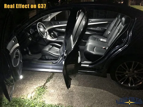 Vista 3 de Paquete de kit de luces LED interiores blancas súper brillantes de 10 piezas para Infiniti G37 Coupe 2008 2009 2010 2011 2012 2013 2014 + luces