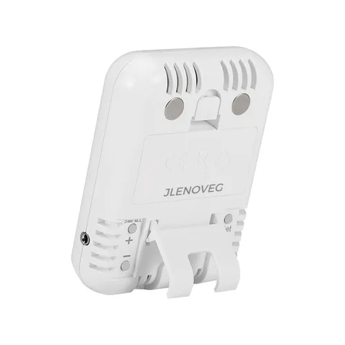 Vista 5 de Termómetro digital para nevera con sonda, alarma de temperatura alta/baja y memoria máxima de 24 horas, pantalla LED para interiores y exteriores