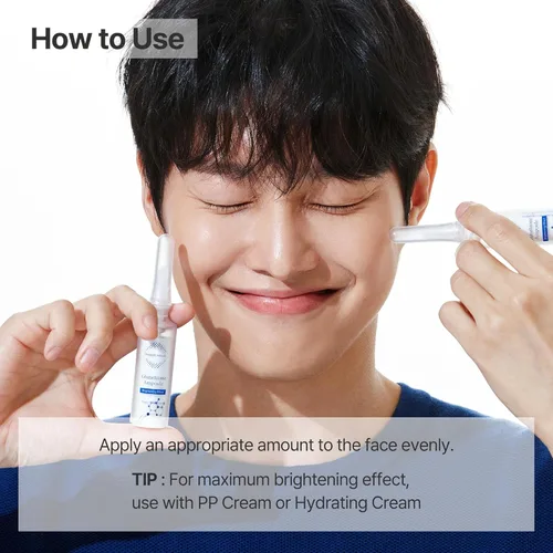 Vista 4 de Ampolla de glutatión – Suero antioxidante con glutatión, niacinamida y ácido hialurónico para piel opaca y desigual (0.2 fl oz x 6ea)