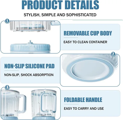 Vista 5 de Lavadora de ropa interior, mini lavadora portátil de 2.5 litros, mini lavadora limpia profundamente ropa pequeña para apartamento, dormitorio, RV