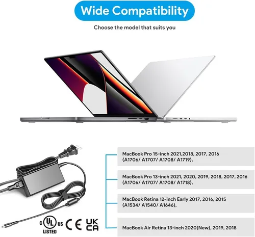 Vista 2 de KFD 65W USB C Charger for NOCO X Boost GBX45 GBX55 GBX75 GBX155 Jump Starter,DJI Mavic 3/Air 3/Air 2S,ASUS ROG Ally,Lenovo