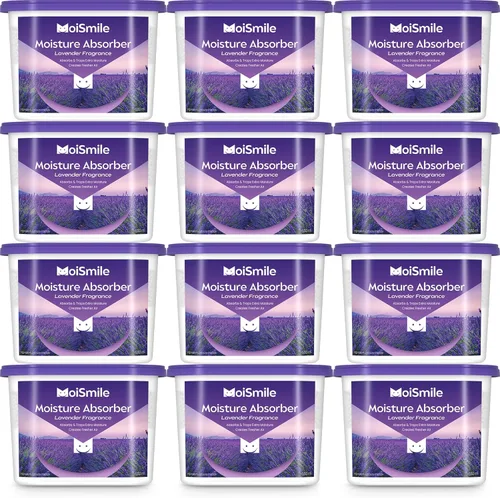 Vista 11 de Absorbedores de humedad, 6 paquetes, 10.8 onzas/10.58 oz de carbón activado eficiente absorbente de humedad y cajas de absorción de olores