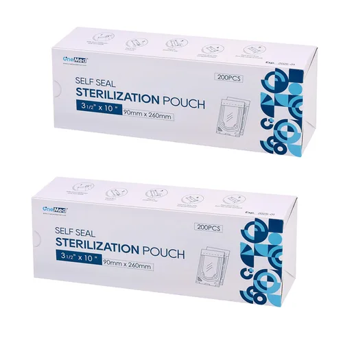 Vista 11 de 400 bolsas de esterilización autosellantes dentales 5.25x10 pulgadas 200/caja 2 cajas