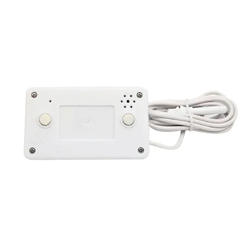 Vista 2 de Thereisno Termómetro digital para refrigerador para interiores y exteriores, termómetro con 2 sensores y alarma para el hogar, restaurante
