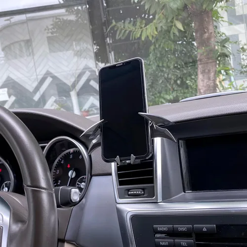 Vista 5 de livin Alloy Material Unique Phone Holder Mount for Car Gifts for Men Bat Decorations Collectibles for Room Universal Vent/Dash/Windshield Gravity
