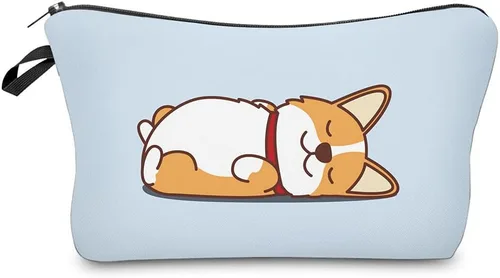 Vista 18 de Deanfun Bolsa de cosméticos para mujer, flores de mandala, bolsas de maquillaje impermeables, bolsa espaciosa para artículos de tocador, accesorios