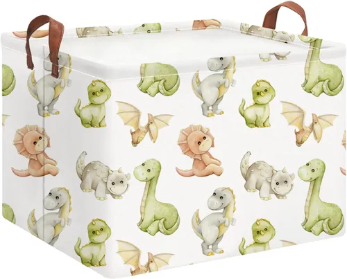 Vista 36 de Cesta de almacenamiento rectangular verde, cesta de ropa con asas, caja de almacenamiento plegable, cesta de regalo, decoración de habitación