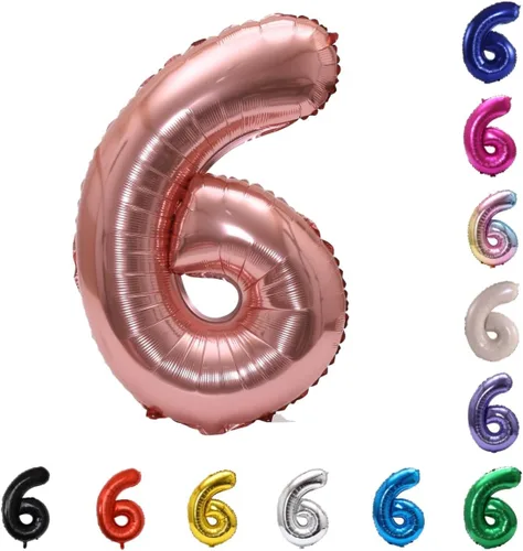Vista 17 de YPSelected Globo de aluminio grande de 32 pulgadas con número de helio, cumpleaños, boda, fiesta, 0-9 (azul bebé, 0)
