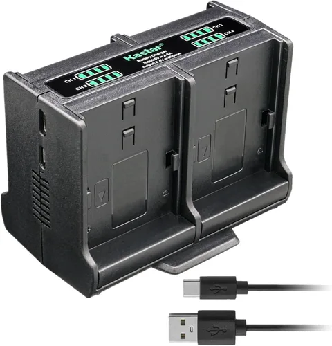 Kastar Cargador de batería cuádruple compatible con Sony ILCE-5000, alpha α5000, a5000, ILCE-5100, alpha α5100, a5100, ILCE-6000, alpha α6000,