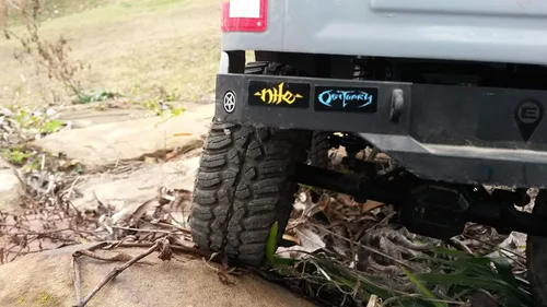 Vista 3 de Adhesivos para parachoques y ventanillas para Báscula RC, 2 estilos, bandas de metal pesado/muerte, para: Axial SCX10 II RC4WD Redcat Gen8 TRX4