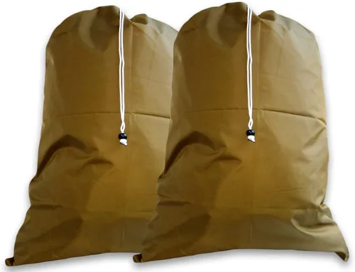 Vista 33 de Bolsas de lavandería extra grandes, color negro y plateado (gris), (paquete de 2)