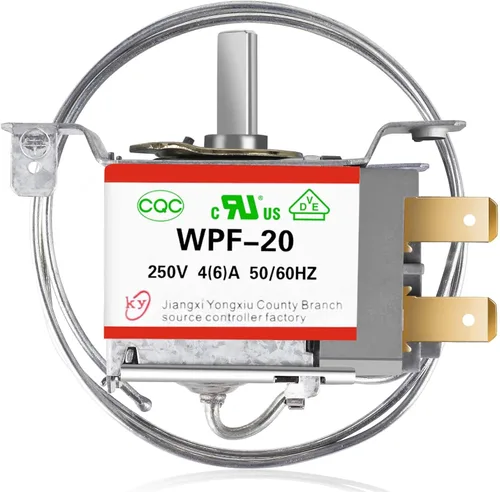 Vista 7 de Control de termostato WP2198202, termostato de refrigerador ultra duradero wp2198202, ajuste exacto para refrigeradores Whirlpool y Kenmore