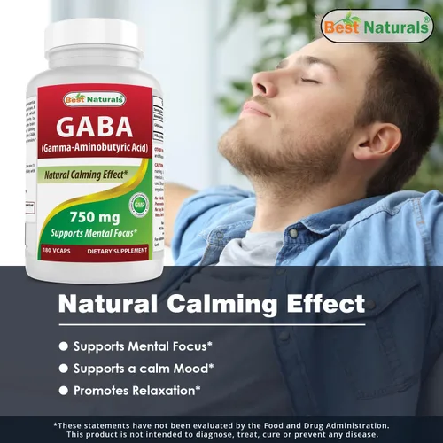 Vista 3 de Best Naturals GABA 750 mg y 5-HTP 100 mg