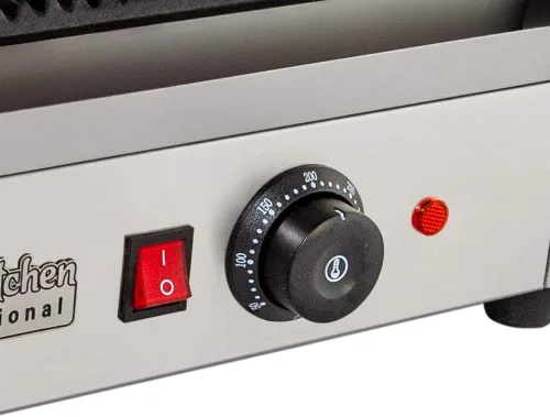 Vista 8 de ALDKitchen Panini Sandwich Press Grill Durable Stainless Steel Construction 110V (Ribbed 9" x 14")