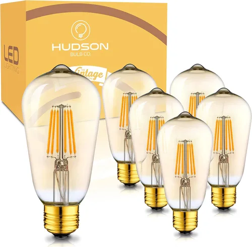 Vista 11 de Bombillas Edison incandescentes vintage de 60 W