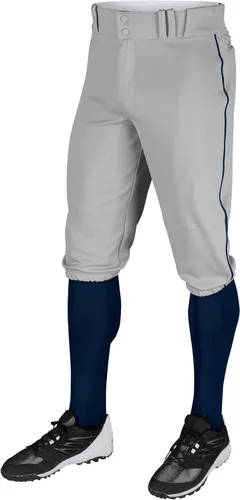 CHAMPRO - Pantalón de béisbol con trenza y con triple corona, para niño