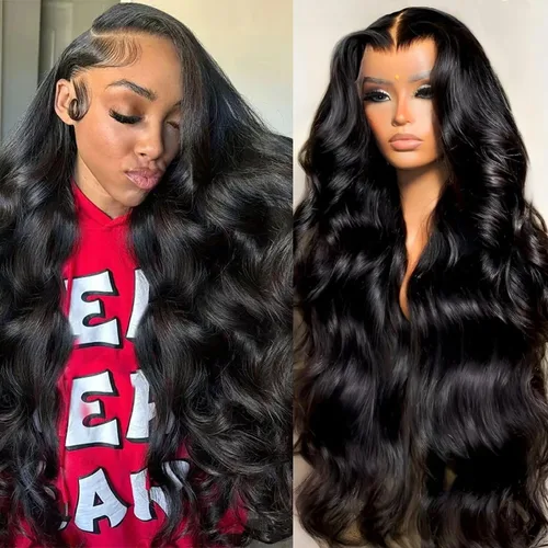 Holiden Pelucas de cabello humano ondulado con encaje frontal, prearrancado, 100 % cabello humano real, densidad 250, 13 x 5, pelucas frontales de