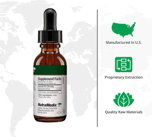 Vista 2 de Suplemento herbal de Stevia, 1 onza