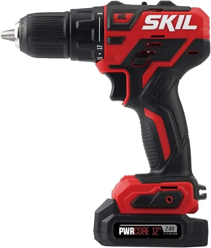 Vista 2 de SKIL 2 - Kit de herramientas: Destornillador inalámbrico sin escobillas PWRCore 12 de 12V y 1/2 pulgadas