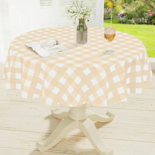 Vista 55 de misaya Mantel cuadrado de vinilo impermeable, mantel con parte trasera de franela de búfalo, mantel de plástico lavable para cena, cocina