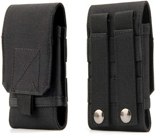 Vista 11 de Funda táctica universal Molle para teléfono móvil del ejército, bolsa de cinturón EDC paquete de seguridad, kit de accesorios de transporte, bolsa