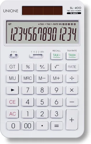 Vista 10 de Nueva, Calculadora de Escritorio con Pantalla de Dos Líneas. Función de Historial - 30 Memorias, Calculadora con Pantalla LCD Grande para Uso