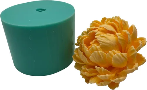 Vista 8 de Molde de silicona de flor de rosa 3D, moldes de flores epoxi, decoración de manualidades, molde de cera de vela, molde de silicona para pastel