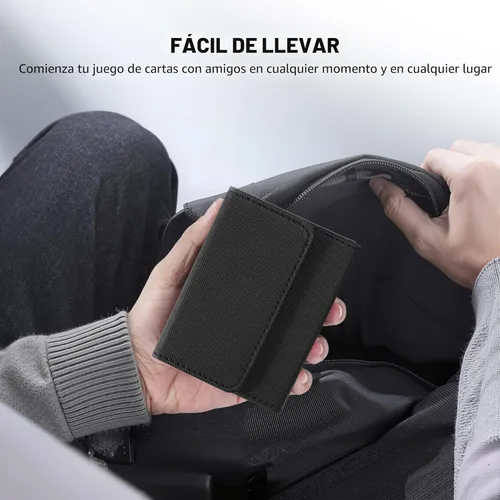 Vista 5 de Caja de almacenamiento de cartas ZLCA para cartas de intercambio, caja de cubierta de baraja MTG Commander con capacidad para más de 120 cartas