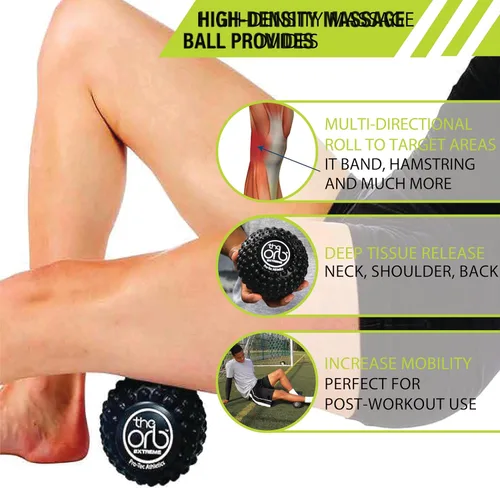 Vista 4 de Pro-Tec Athletics Orb Massage Balls, Vary in Size and Color, Deep Tissue Massage, Muscle Relief, Promotes Flexibility, Hamstring, Quadriceps, Calf