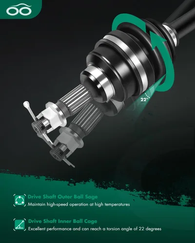 Vista 3 de SCITOO Conjunto de eje de transmisión del eje CV 1998-2004 para Honda Foreman TRX450 delantero izquierdo 42220-HN0-A01