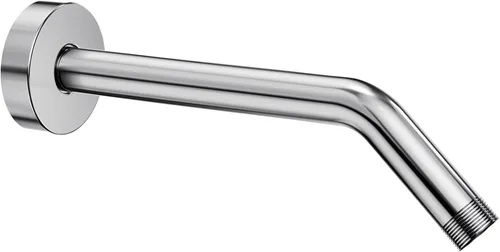 Vista 9 de YASFEL Brazo de Ducha de Oro Cepillado de 6 pulgadas Brazo de Extensión de Ducha Tubo con Brida y Cinta de Teflón para Cabezal de Ducha y Cabezal