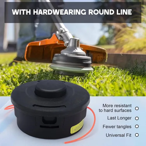 Vista 3 de 25-2 Cabezal de recortadora para Stihl FS90 FS90R FS100 FS110 FS130 FS250 FS56 FS80 FS85 FS55R Bump Feed String Trimmer Brushcutter AutoCut 25-2