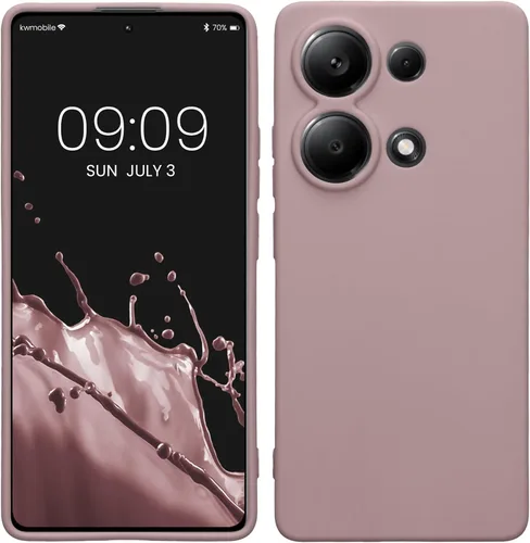 Vista 52 de kwmobile Funda compatible con Xiaomi Redmi Note 9S / 9 Pro / 9 Pro Max - Funda protectora de silicona TPU suave y delgada - Negro mate