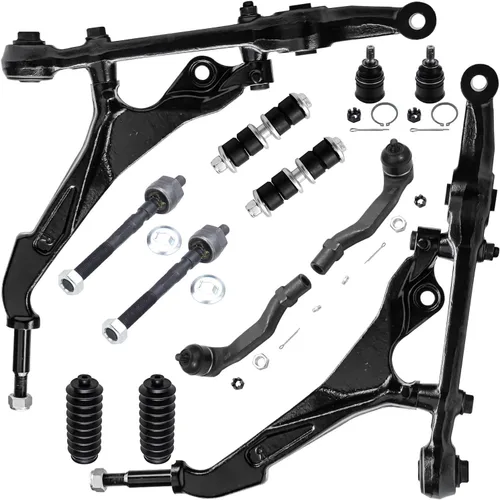 Vista 51 de Detroit Axle - Kit de suspensión frontal de 12 piezas para Volkswagen Jetta Golf Beetle, 2 brazos de control inferiores, 2 rótulas inferiores