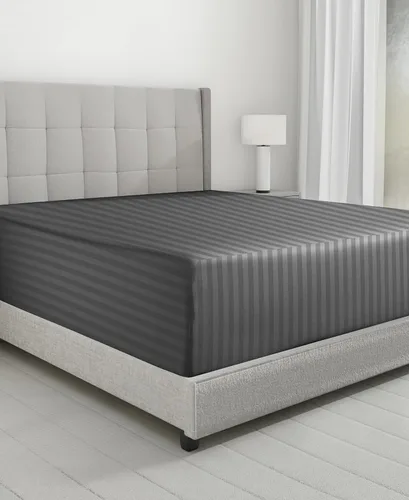 Vista 15 de California Design Den - Sábana bajera ajustable de algodón de 600 hilos, con bolsillo profundo elástico 01 - Blanco brillante