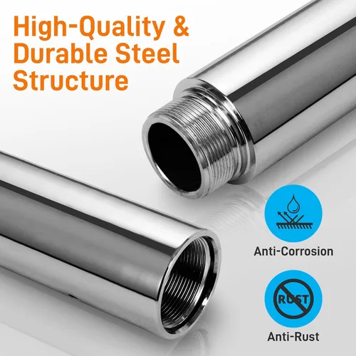 Vista 4 de SereneLife Professional Spinning Dance Pole, 45mm Portable Exercise Pole for Fitness – Durable Steel Build, Anti-Rust Finish, Suitable for Home