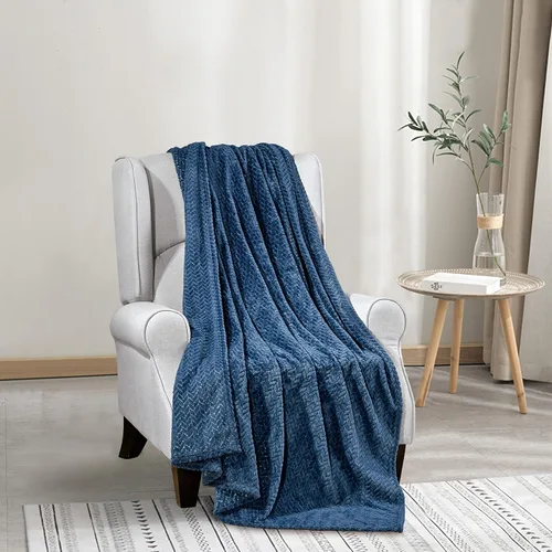 Vista 24 de Elegant Comfort Manta ligera estampada para sofá - Para todas las estaciones, ultra suave, acogedora y mullida - Mantas decorativas para sofá, Gracey