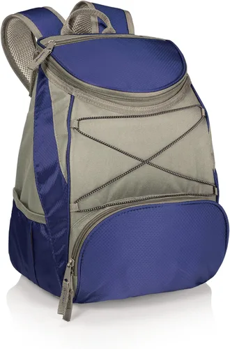 Vista 10 de ONIVA - Mochila térmica PTX de la marca Picnic Time, mochila enfriadora suave, bolsa de almuerzo aislada (negro con detalles grises)