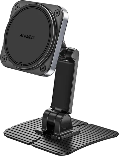 APPS2Car Magsafe - Soporte de teléfono magnético para automóvil, soporte de teléfono celular ajustable de 360° con base adhesiva grande, se adapta a