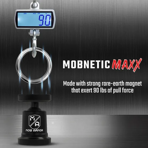 Vista 4 de Mob Armor MobNetic Maxx - Soporte magnético para teléfono montado en Estados Unidos para automóvil, soporte magnético de teléfono para automóvil