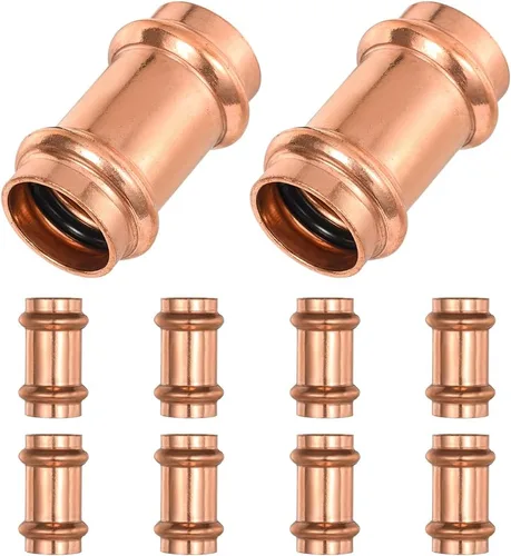 Vista 17 de Paquete de 15 Pro ORIANSE Accesorios de Cobre Propress para Fontanería de Servicio Pesado de 1/2