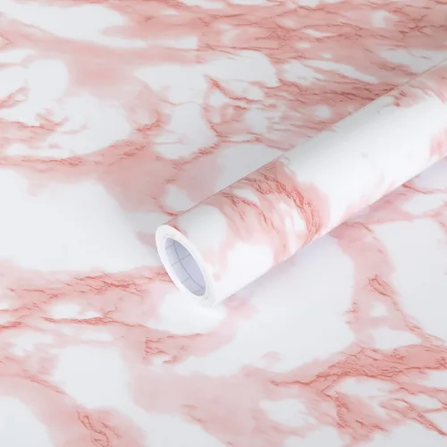 Vista 13 de Papel de contacto de mármol brillante de practicalWs granito blanco/gris para encimeras de cocina, gabinetes, muebles, renovación, papel pintado