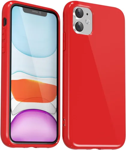 Vista 232 de Svanove para iPhone 7 Plus/ 8 Plus, funda de silicona, de goma suave brillante y gel de jey lindo, funda protectora de plástico simple y lisa