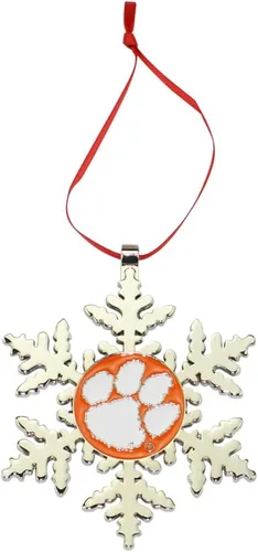 Vista 30 de Adorno navideño de copo de nieve de Alabama Crimson Tide